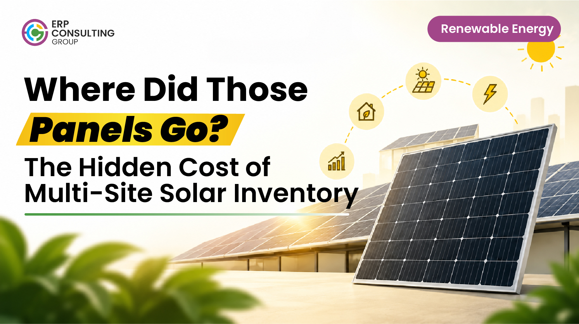 Track solar panels, inverters, and other materials across warehouses and project sites with connected, serial-level inventory visibility for Solar EPCs.