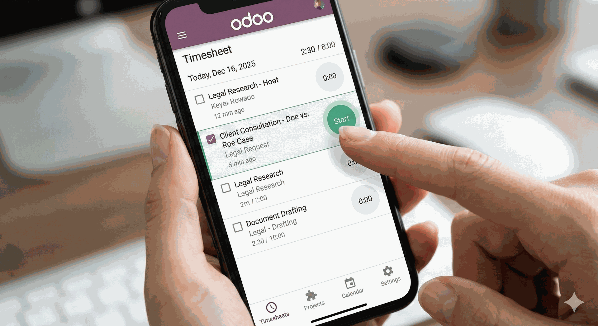 Odoo Timesheets: Accurate Time Tracking