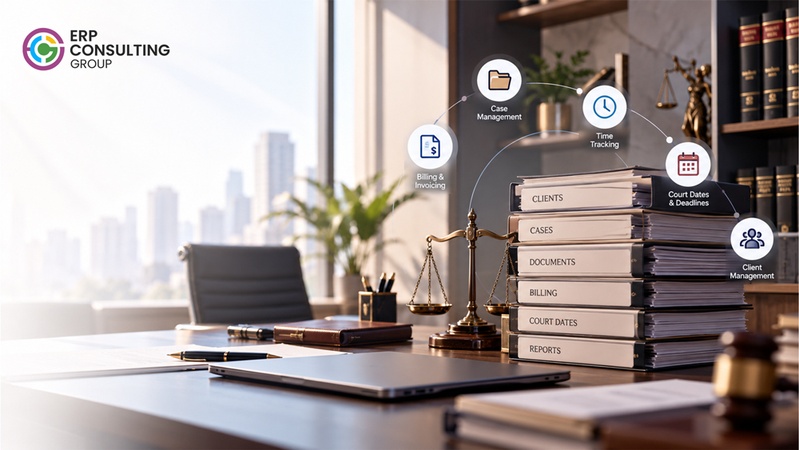 Odoo ERP for Law Firms: Streamlining Case Management and Legal Operations