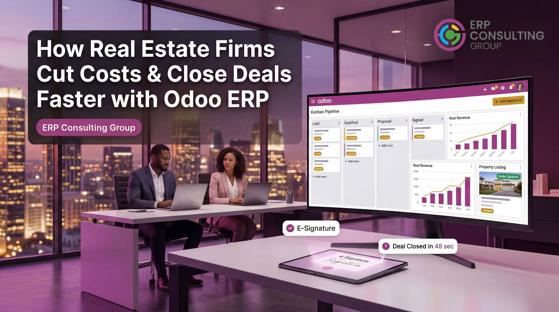 How Real Estate Firms Are Cutting Costs and Closing Deals Faster with Odoo ERP