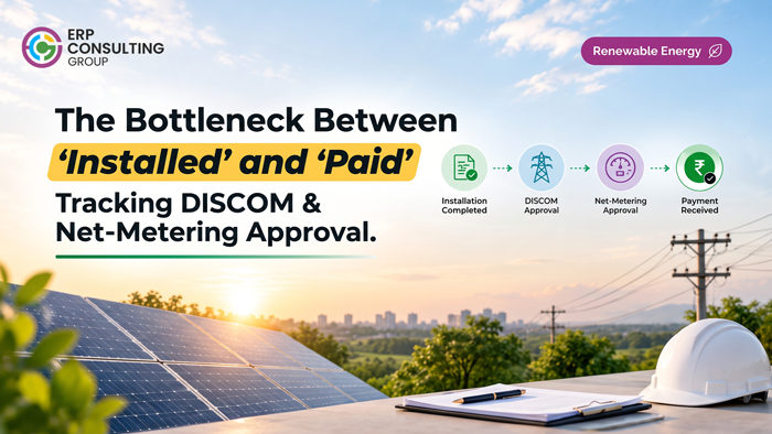 The Bottleneck Between "Installed" and "Paid": Tracking DISCOM & Net-Metering Approval