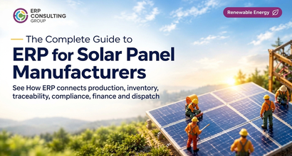 The Complete Guide to ERP for Solar Panel Manufacturers